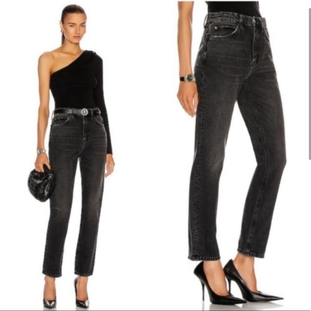 Redone Black 70’s Straight Jeans size 27
